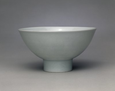 图片[1]-Sweet white glaze bowl with eight auspicious patterns with dark flowers and twining branches-China Archive